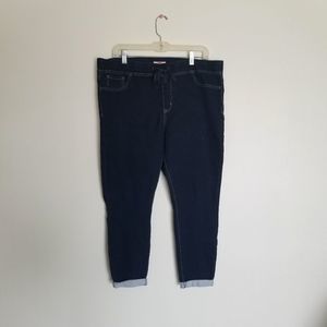 L.E.I. Ankle Cropped Skinny Leg Jeggings Size 1x